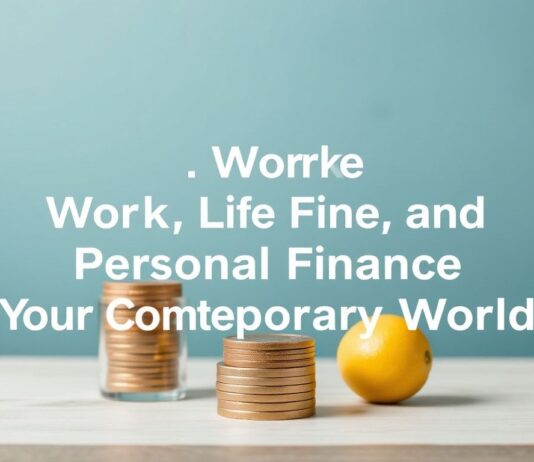 The Art of Balancing Work, Life, and Personal Finance in the Modern World The Art of Balancing Work, Life, and Personal Finance in the Contemporary World