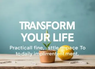 Transform Your Life: Practical Lifestyle Tips for Daily Improvement Transform Your Life: Practical Lifestyle Tips for Daily Improvement