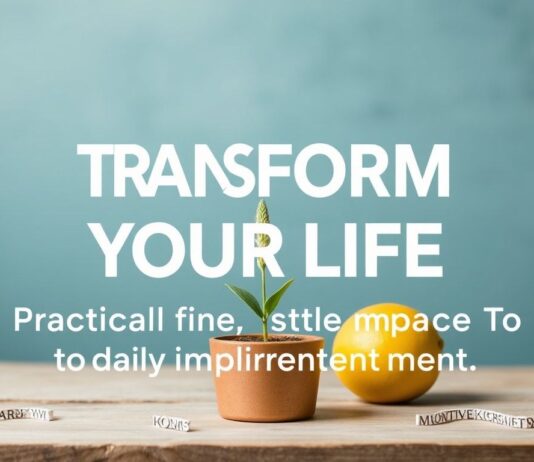 Transform Your Life: Practical Lifestyle Tips for Daily Improvement Transform Your Life: Practical Lifestyle Tips for Daily Improvement