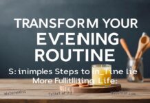 Transforming Your Evening Routine: Simple Steps to a More Fulfilling Life Transforming Your Evening Routine: Simple Steps to a More Fulfilling Life