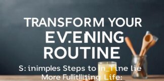 Transforming Your Evening Routine: Simple Steps to a More Fulfilling Life Transforming Your Evening Routine: Simple Steps to a More Fulfilling Life