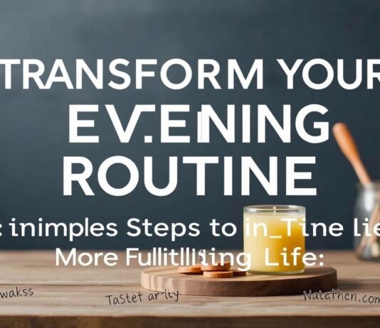 Transforming Your Evening Routine: Simple Steps to a More Fulfilling Life Transforming Your Evening Routine: Simple Steps to a More Fulfilling Life
