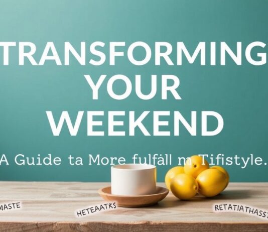 Transforming Your Weekend: A Guide to a More Fulfilling Lifestyle Transforming Your Weekend: A Guide to a More Fulfilling Lifestyle
