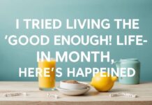 I Tried the ‘Good Enough’ Life for a Month—Here’s What Happened I Tried Living the 'Good Enough' Life for a Month—Here's What Happened