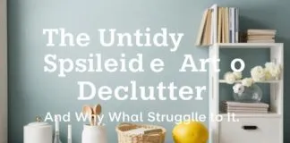 The Messy, Glorious Art of Decluttering (And Why I Suck at It) The Untidy, Splendid Art of Decluttering (And Why I Struggle With It)
