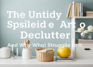 The Messy, Glorious Art of Decluttering (And Why I Suck at It) The Untidy, Splendid Art of Decluttering (And Why I Struggle With It)