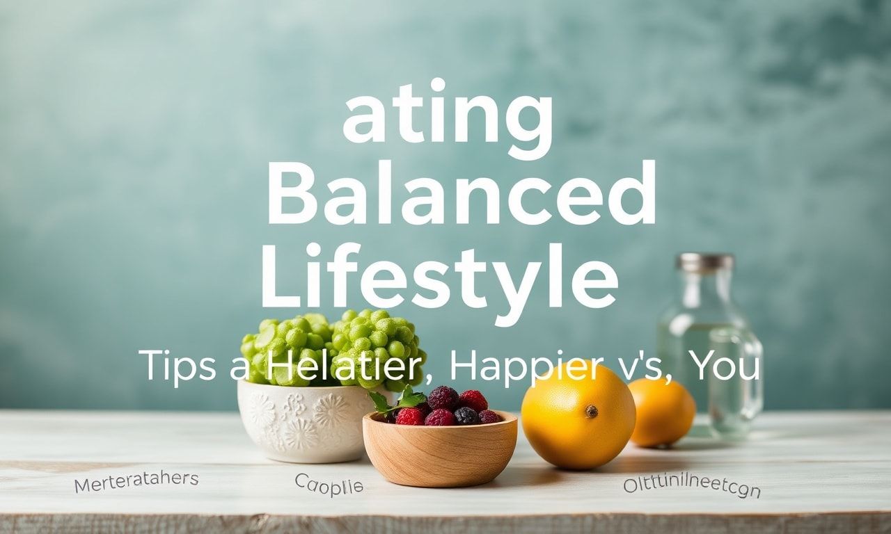 Creating a Balanced Lifestyle: Tips for a Healthier, Happier You