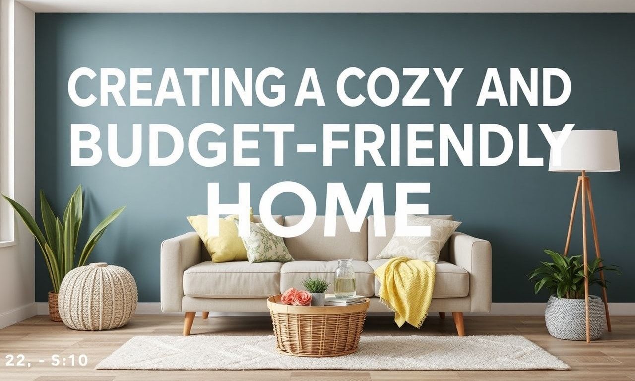 Creating a Cozy and Affordable Home: Tips and Tricks