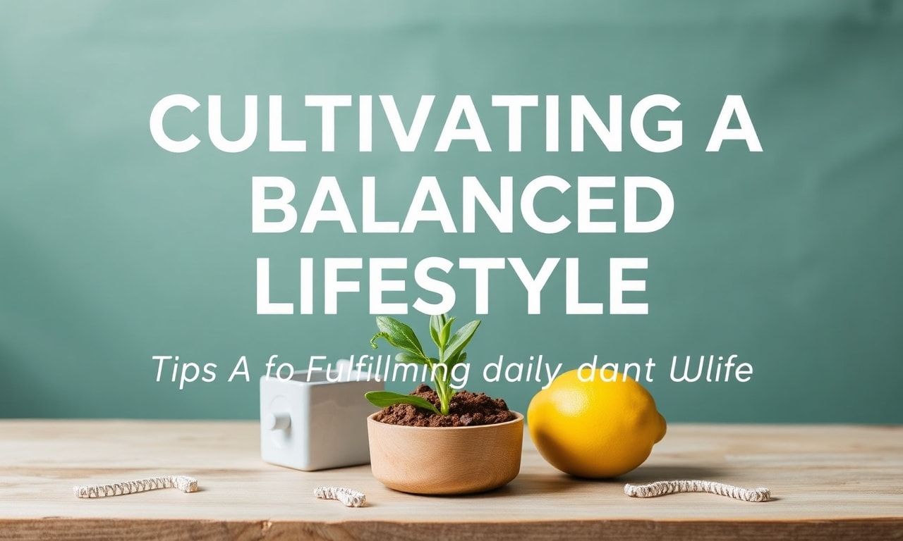 Cultivating a Balanced Lifestyle: Tips for a Fulfilling Daily Life