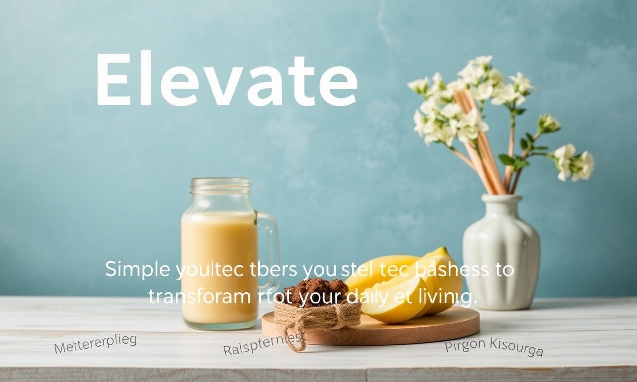 Elevate Your Lifestyle: Simple yet Impactful Changes to Transform Your Daily Living