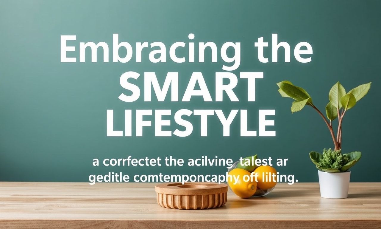 Embracing the Smart Lifestyle: A Comprehensive Guide to Modern Living