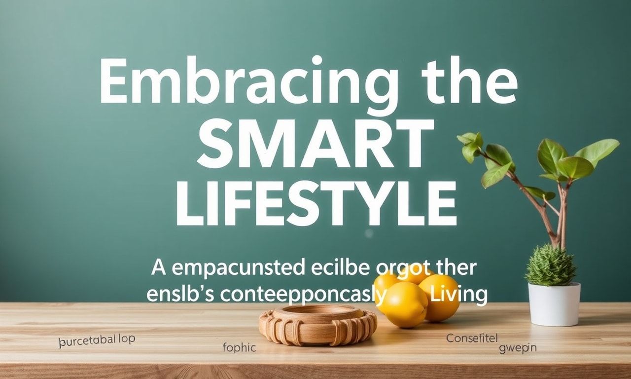 Embracing the Smart Lifestyle: A Comprehensive Guide to Modern Living