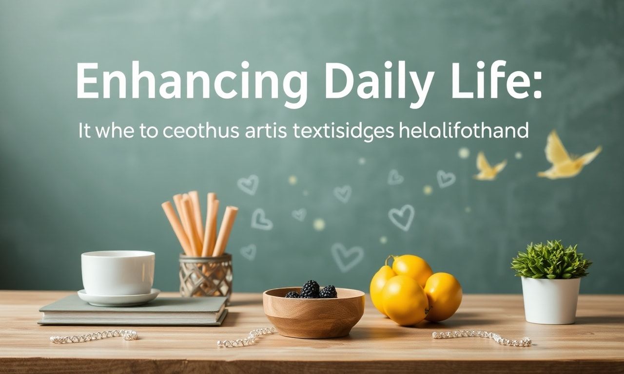 Enhancing Daily Life: The Art of Balancing Technology and Tradition