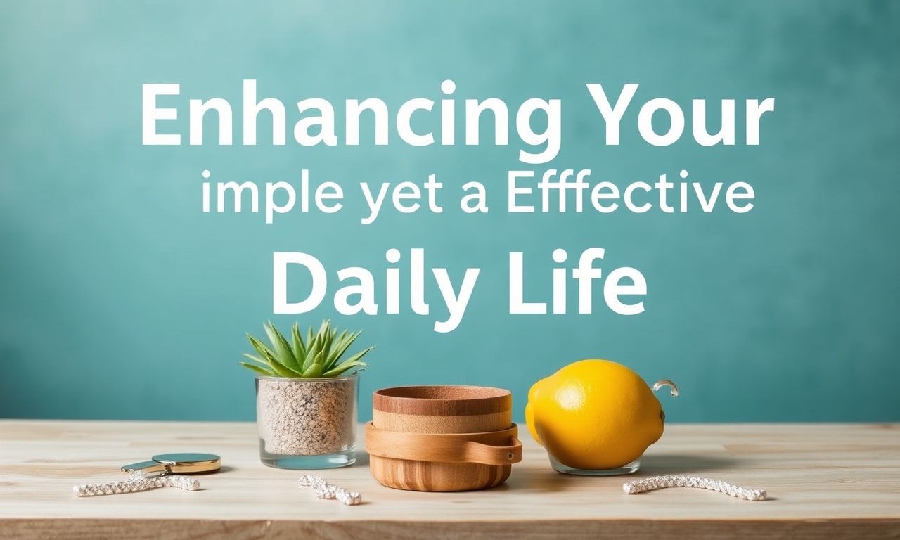 Enhancing Your Daily Life: Simple yet Effective Lifestyle Tips