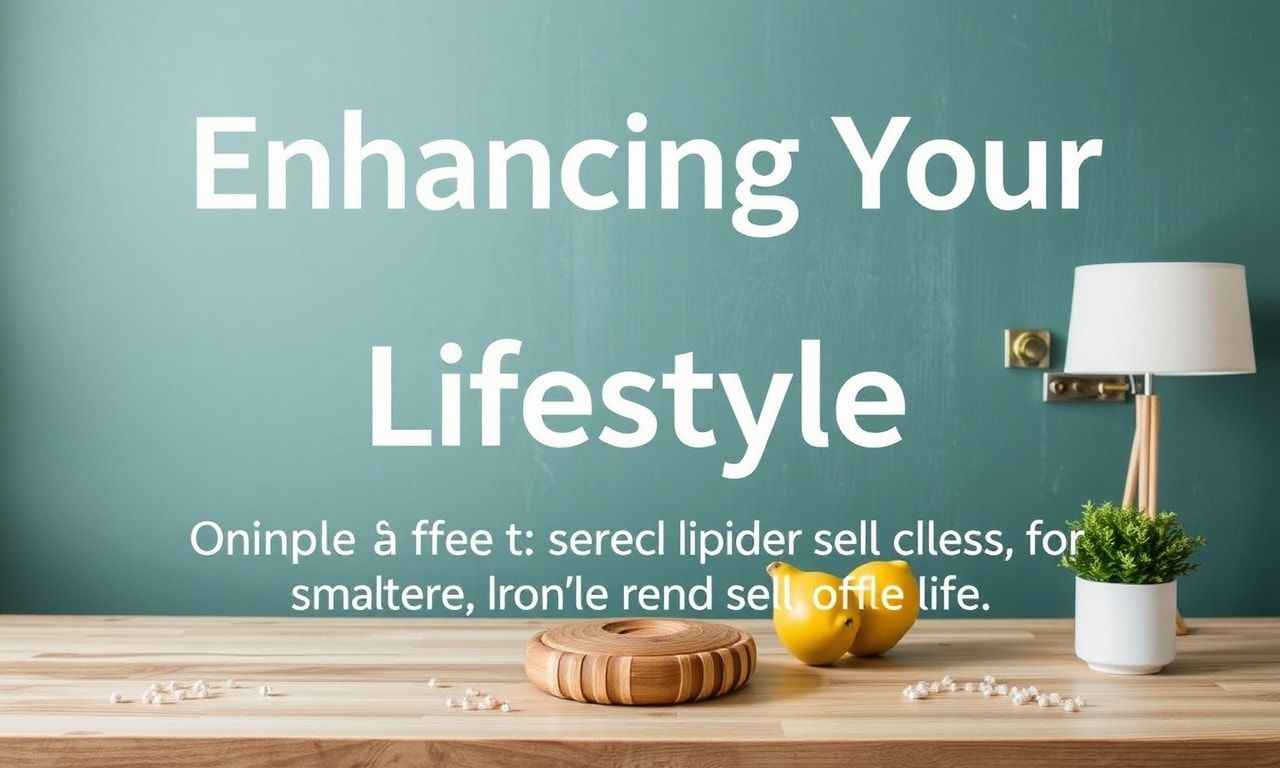 Enhancing Your Lifestyle: Simple Yet Effective Tips for a Smarter Home and Fuller Life