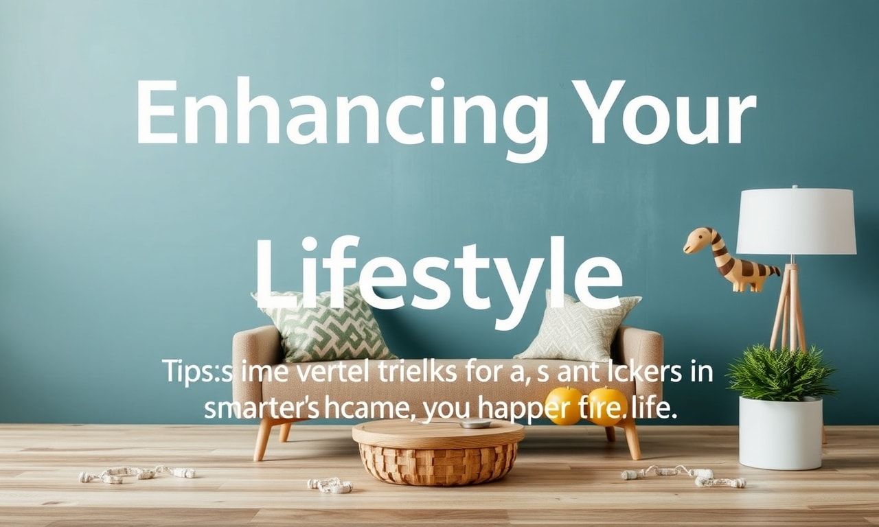 Enhancing Your Lifestyle: Tips and Tricks for a Smarter Home and Happier Life