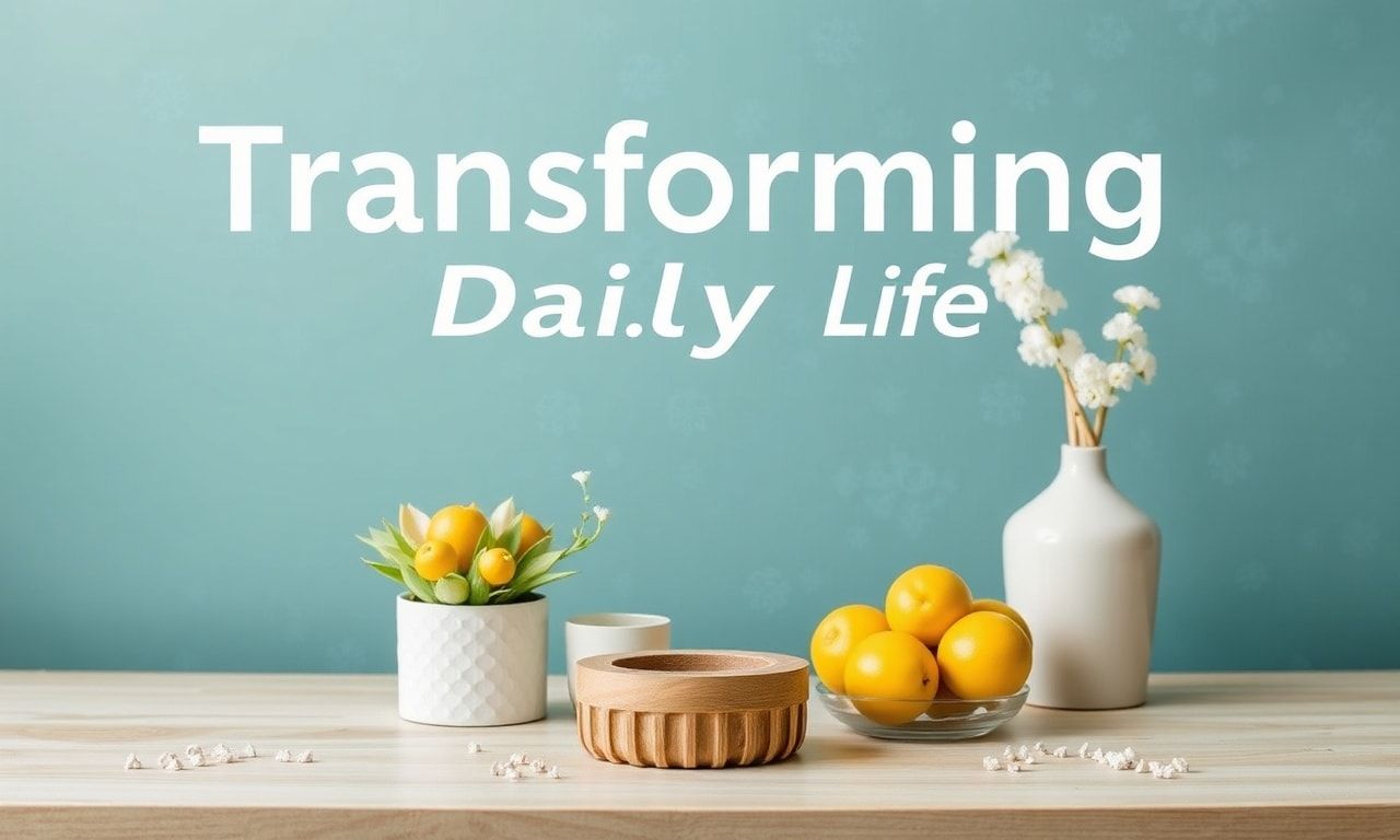 Transforming Your Daily Life: Simple Tips for a Smarter Home and Happier Living