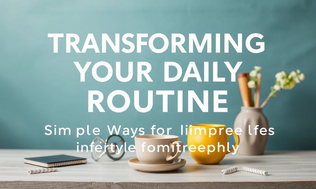 Transforming Your Daily Routine: Simple Ways to Enhance Your Lifestyle