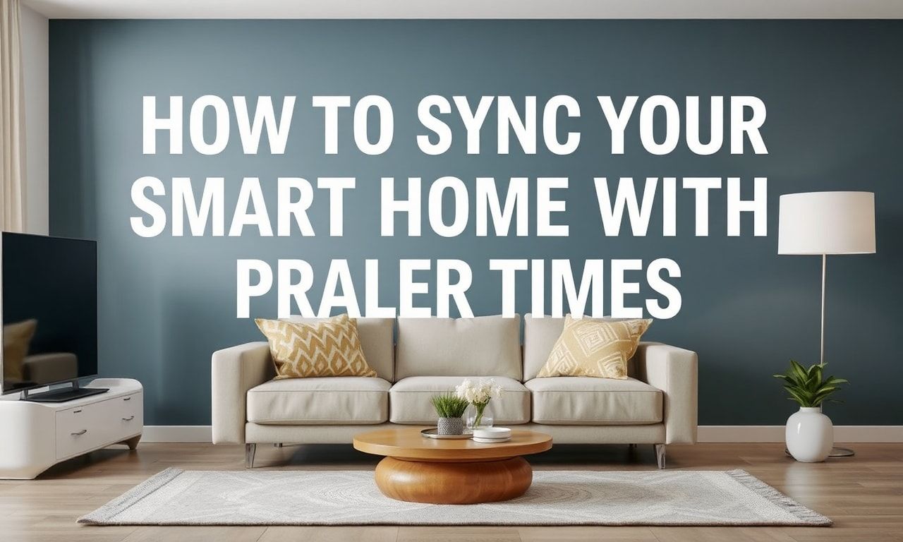 How to Sync Your Smart Home with Prayer Times