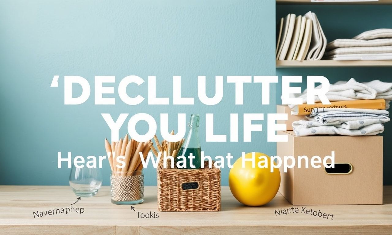 I Tried the 'Declutter Your Life' Trend—Here's What Happened