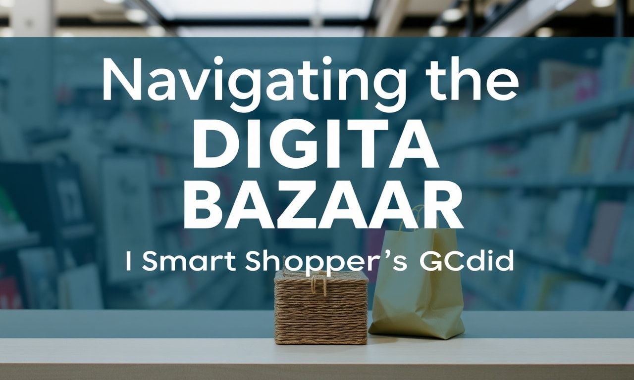 Navigating the Digital Bazaar: A Savvy Shopper's Guide